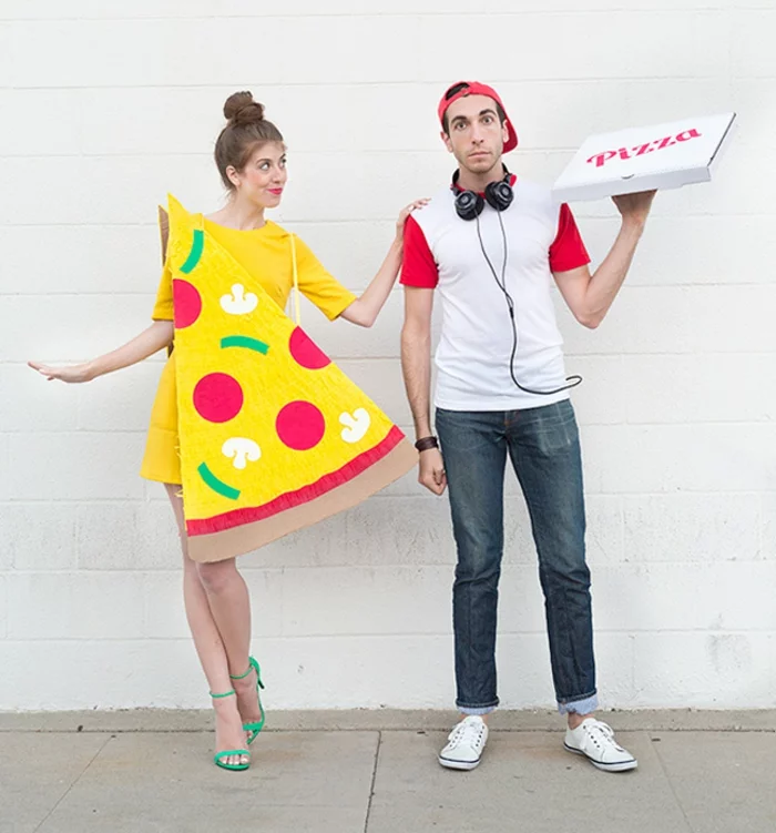 Halloween Kostüme selber machen pizza