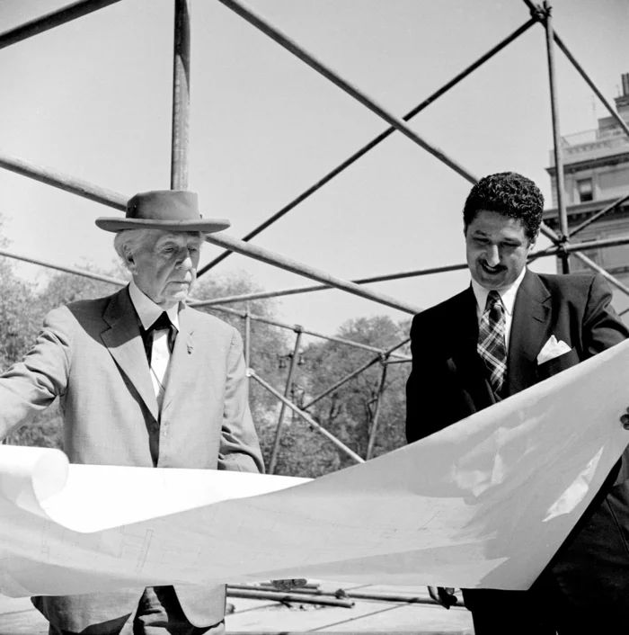 der große architekt Frank Lloyd Wright