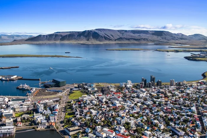Hauptstadt Island Reykjavík sehenswürdigkeiten Faxaflói bucht