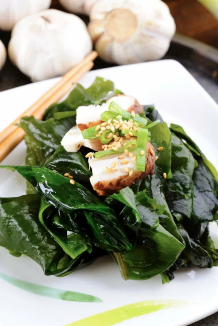 gesundes essen algen essen rezeptideen