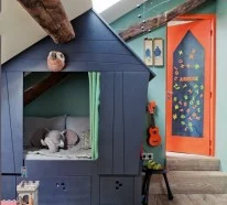 29 Kinderzimmer mit Dachschräge – tolle Ideen und Inspirationen für Sie