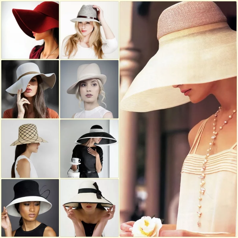 Damenhüte Damenmode und Stylingstipps Filzhut Strohhut Modelle