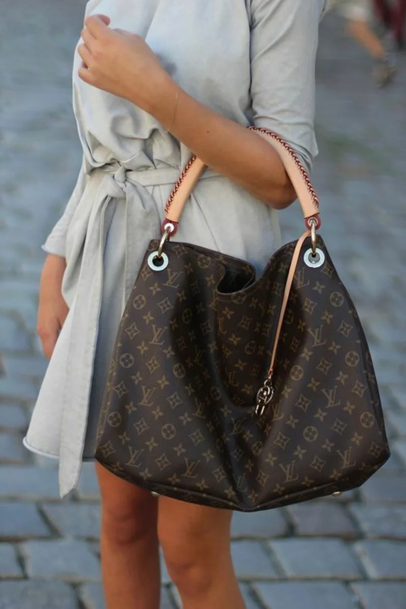 Designer Handtaschen Louis Vuitton Handtasche Damen braun