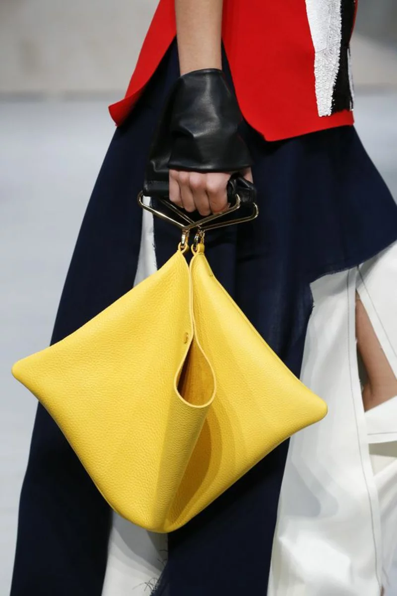 Designer Handtaschen Marni Tasche gelb Designermode Modetrends 2016