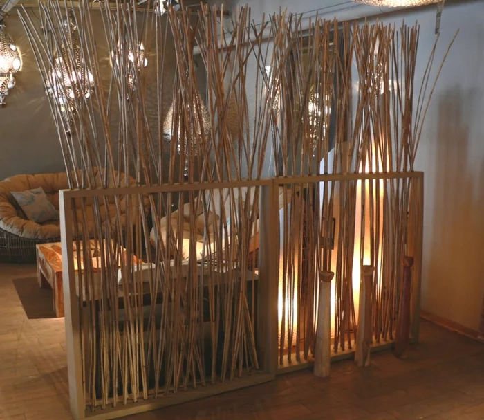 Bambusmöbel und Accessoires bambus deko deko aus bambus wanddeko raumtrenner