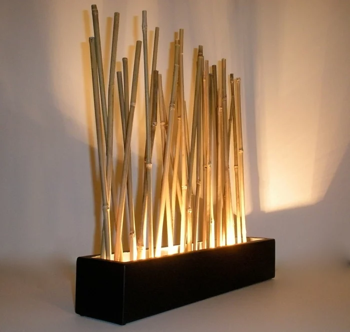bambusmöbel bambus deko deko aus bambus wanddeko wandlampe stehlampe