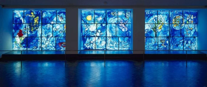glas bemalen vitragen fenster moderne designs chagal
