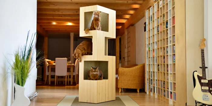 katzenbaum katzenturm ergonomische katzenmöbel