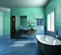 Wandgestaltung im Bad – 35 Ideen für Badezimmergestaltung mit Fliesen
