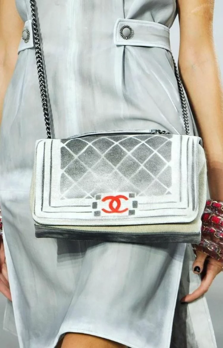 Chanel Handtaschen Designer Taschen Chanel Tasche silber
