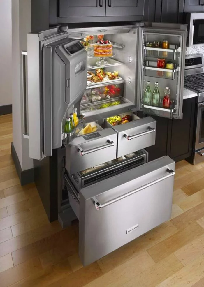 kühlschränke design groß funktional praktisch wohnideen küche