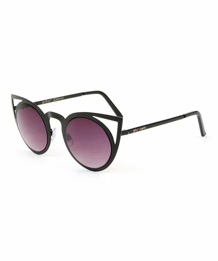 Designer Sonnenbrillen Accessoires Katzenaugen Brille schwarze Rahmen