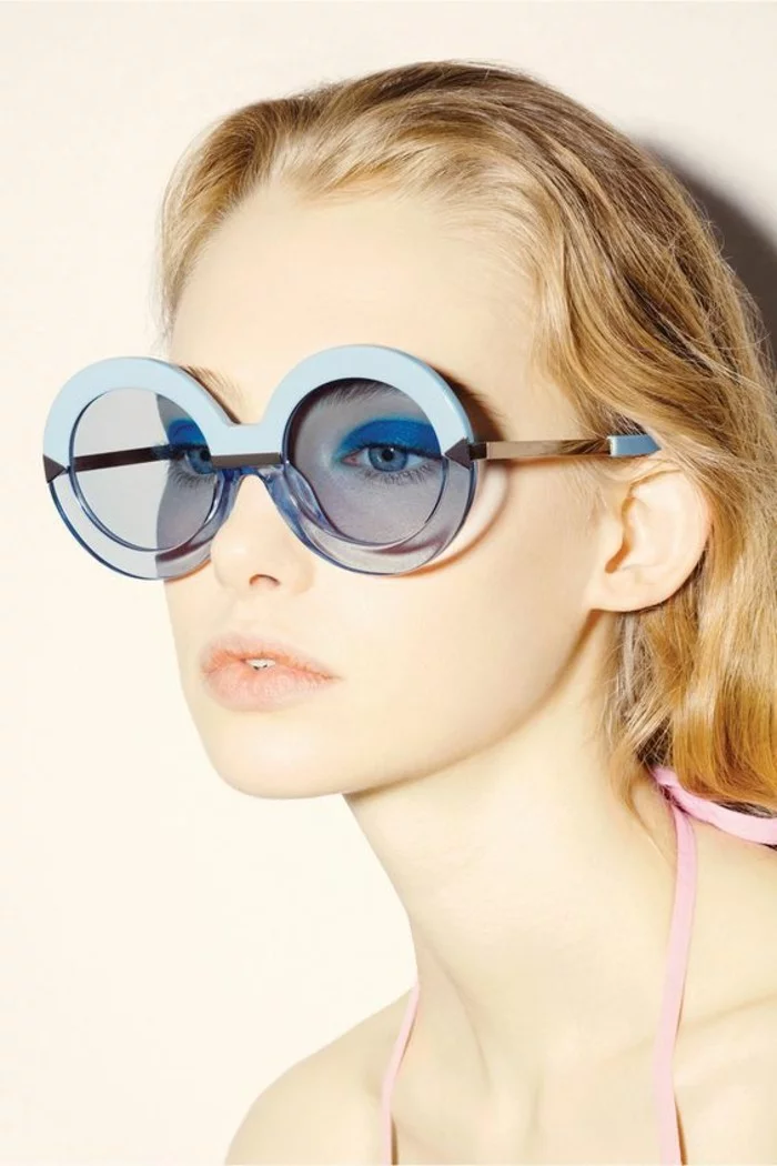 Designer Sonnenbrillen Damen Modetrends Accessoires Sonnenbrille blau
