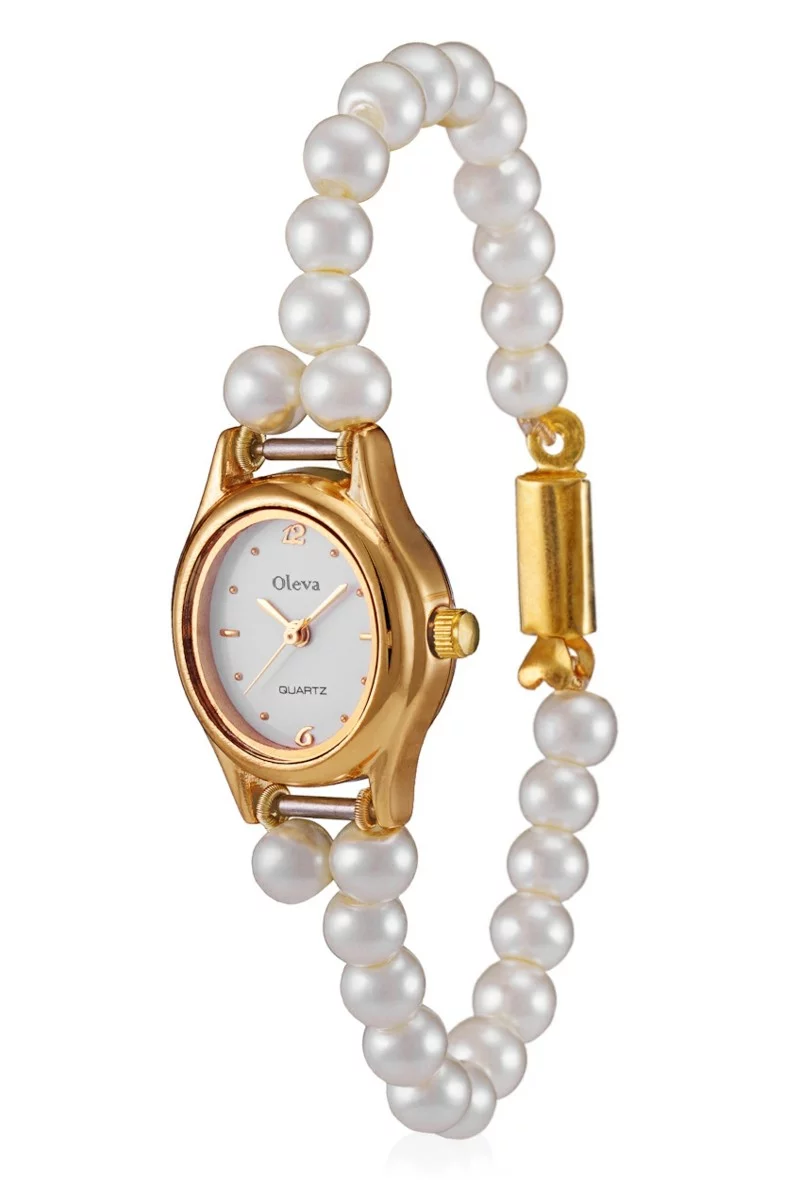echte Perlen Edelsteine Wirkung Perlen Armbanduhr