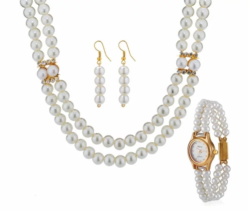echte Perlen Edelsteine Wirkung Perlen Schmuck Set
