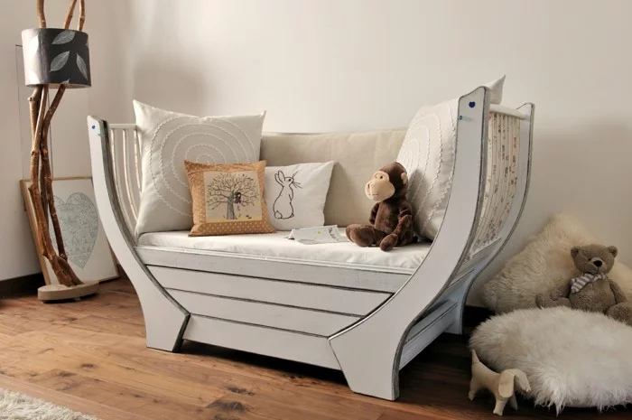Sofa Kinderzimmer gestalten Kinderzimmer Möbel Boot Couch