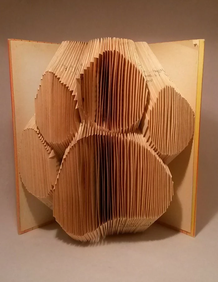 wohnung dekorieren origami bücher dekoideen