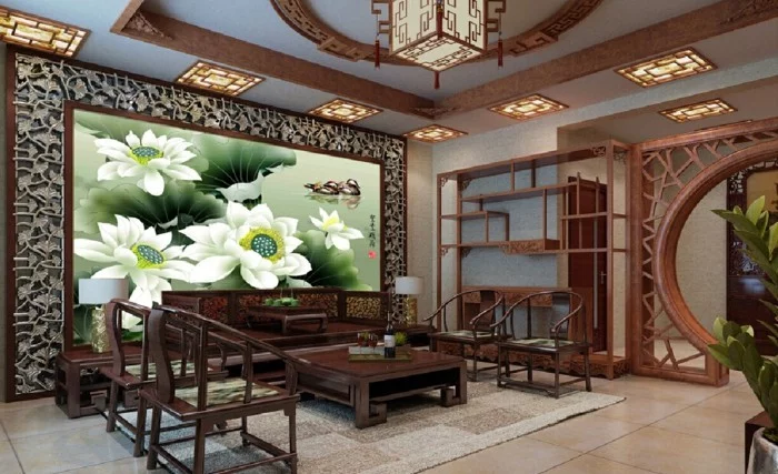 innendesign einrichtungsbeispiele wohnideen deko ideen china lotus