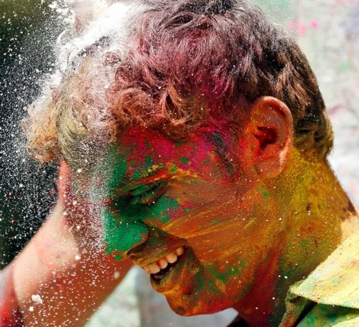 farben festival indien feiern