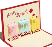 Geburtstagskarte selber basteln- Pop Up oder Aufklappkarte mit Anleitung