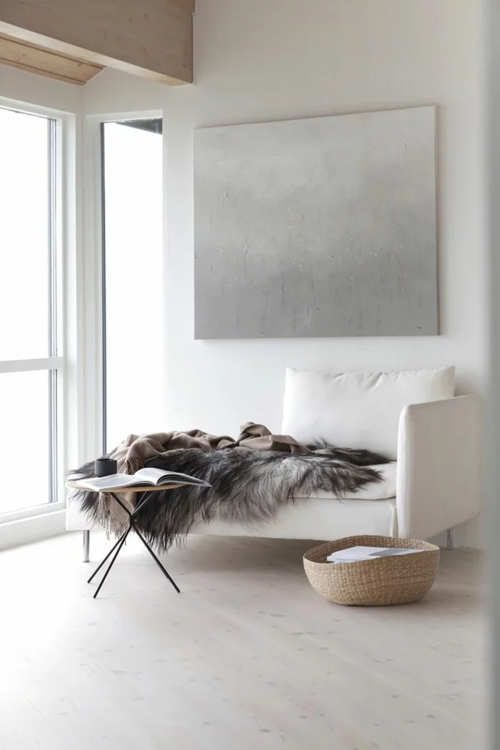 minimalistisch wohnen schöne einrichtungsideen behegalichkeit schaffen