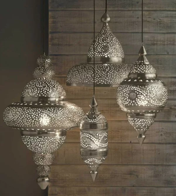 marokkanische lampe kupfer edles design
