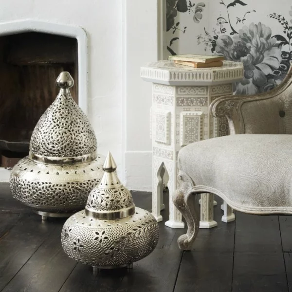 marokkanische lampe marokkanische stehlampe stilvoll dielenboden