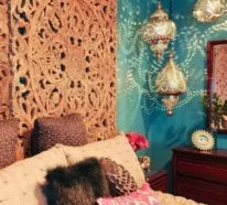 Marokkanische Lampe bringt einen orientalischen Hauch in den Raum