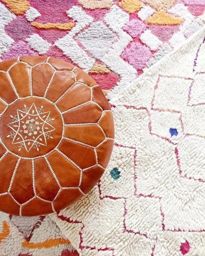 marokkanische teppiche farbige designs schöne wohnaccessoires