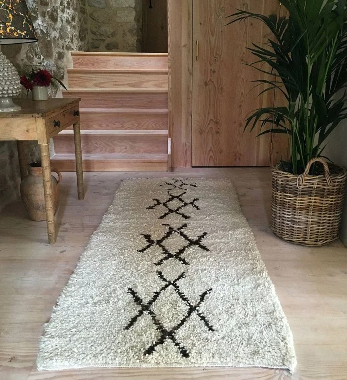 marokkanische teppiche stilvoller vintage teppich flur