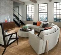 Rundes Sofa im Wohnbereich – 43 Ideen für bequeme und funktionale Einrichtung