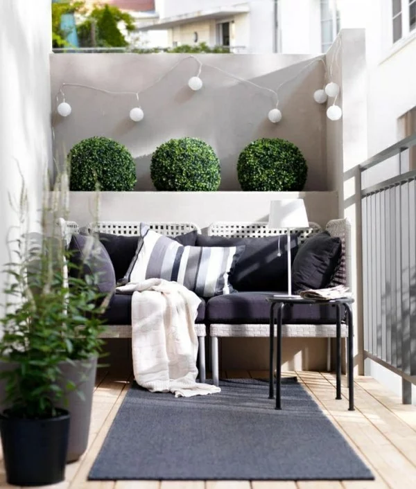 Balkon Garten moderne und klassische elemente