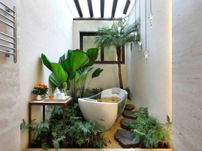 gruene pflanzen badezimmer gestalten gruener daum