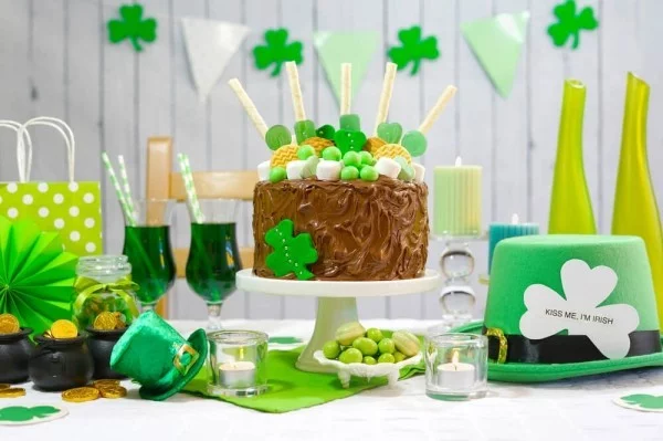 St. Patricks Day irische Spezialitäten alles grün