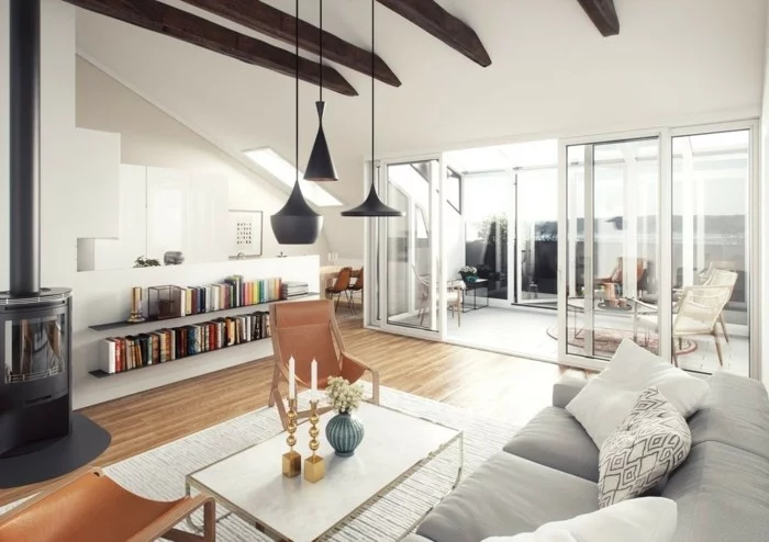 Wohnzimmer Lampen leuchten trends 2018 stilmix perser teppich moderne lampen
