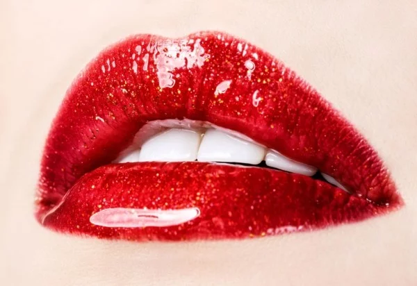 rote volle lippen 3d lippen gloss