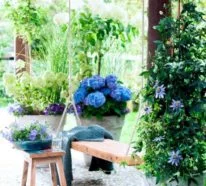 Gartengestaltung Ideen mit Topfblumen machen den Garten zu einer Wohlfühloase