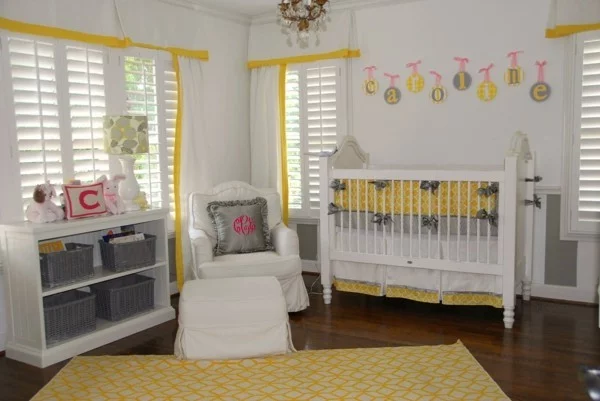 babyzimmer Deko Ideen farbenfroh