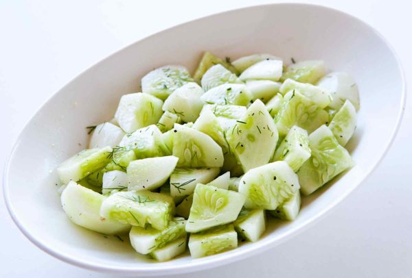 gesund leben gurken salat