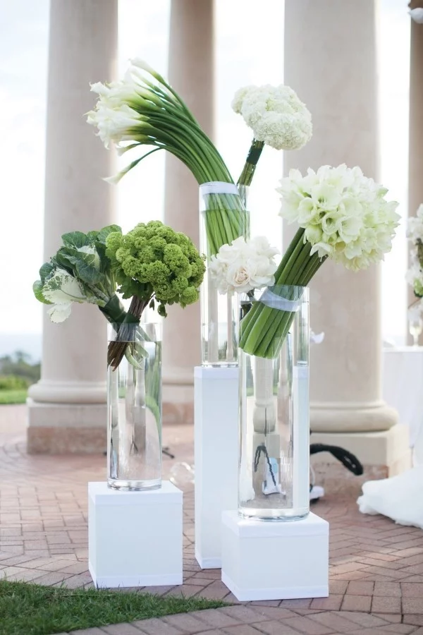 helle weiße vasen deko ideen