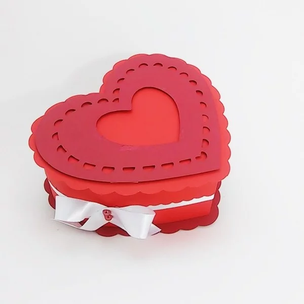 diy geschenkbox wie ein herz valentinstag ideen