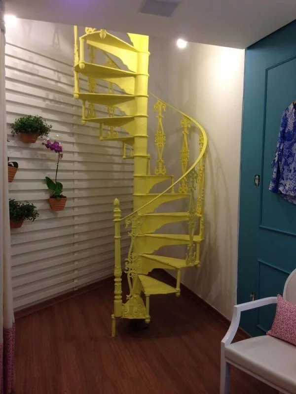 Treppenhaus toller PVC Boden