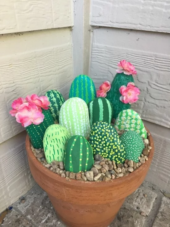 wunderschöne kaktus deko basteln