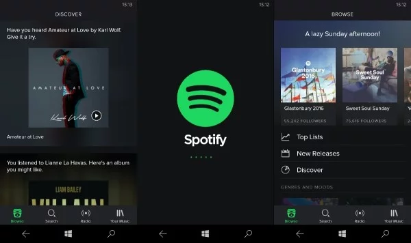 musik apps - tolles spotify