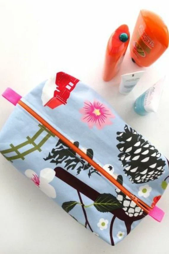 Muttertagsgeschenke basteln DIY Make up Tasche