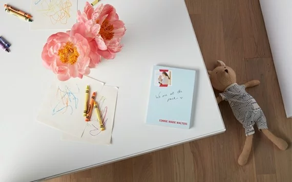 Muttertagsgeschenke basteln DIY Notizbook