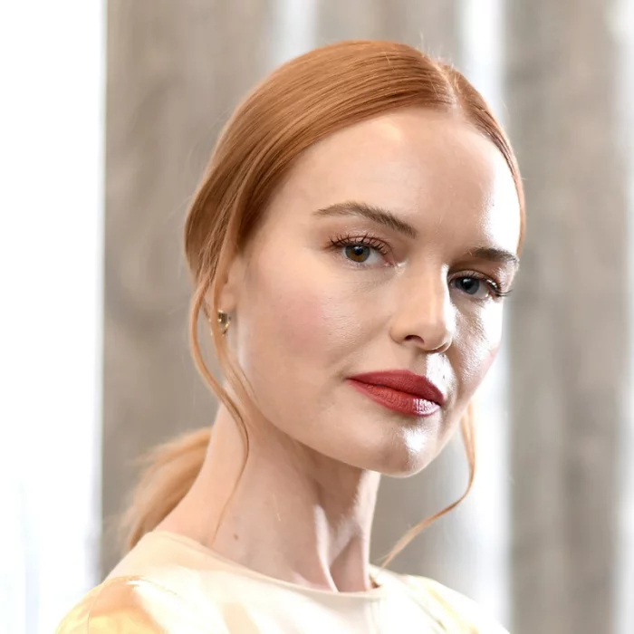 Trendy Haarfarben 2019 Kupferglanz blondes Haar Kate Bosworth