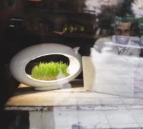 Grasslamp – Hi-Tech Designer-Lampe zum Pflanzen von Gemüse zu Hause