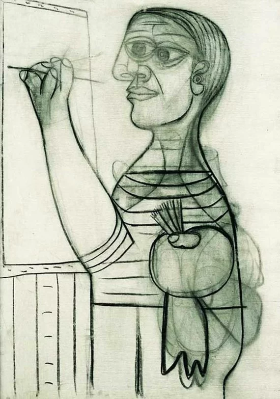 Pablo Picasso Selbstporträt 1938