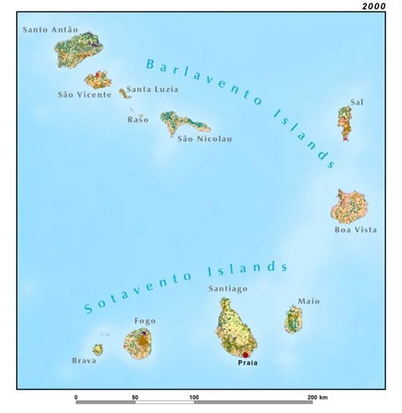 Kapverden Urlaub Kapverdische Inseln Landkarte